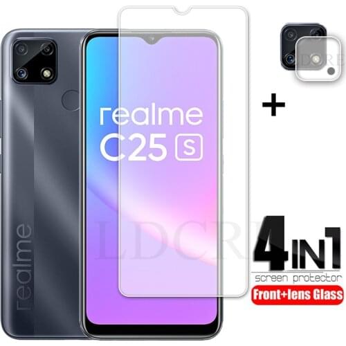 Glass For Realme C25s Glass Transparent Glass for Realme C25 Camera glass Screen Protector Film For Realme C20 C20A C11 2021