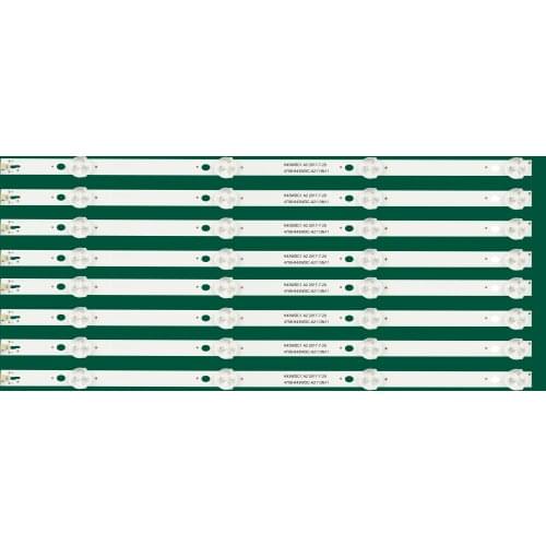 8pcs/lot 4LEDs LED Backlight strip for Philips 43" TV DS-D5043UQ 43PFF5012/T3 K430WDC1 A3 4708-K43WDC-A3113N01