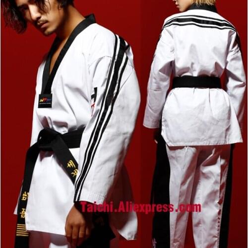 Tae Wu Mind Adult Long Sleeve Taekwondo Serve Spring New Pattern GI Training Serve Men And Women Fund Taekwondo Clothing
