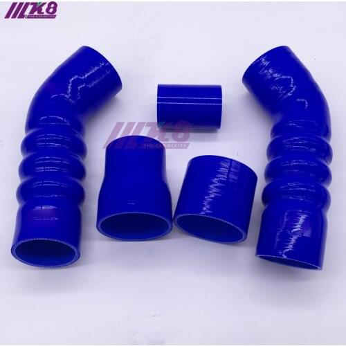 TURBO Silicone Boost intercooler pipe Hose Kit For Audi TT (8J) 2.0 TFSI (5Pcs)Red/Blue/Black