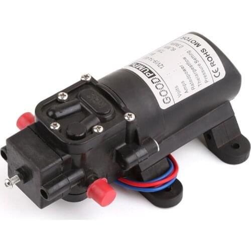 W3JE 12V 72W High Pressure Micro Diaphragm Water Pump Automatic Switch Reflux Type