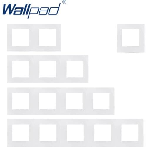 Wallpad Luxury PC Panel Frame White Hotel Panel Vertical and Horizon Frame 1 2 3 4 5 Frames Panel Only