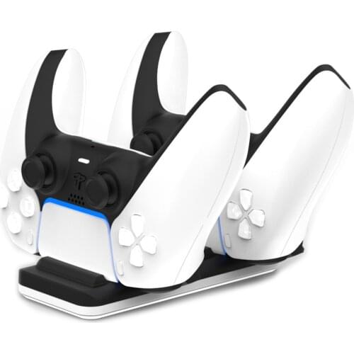 PS5 Controller Charger Dual USB Type C Fast harging Station Dock For DualSense Controller Accessories