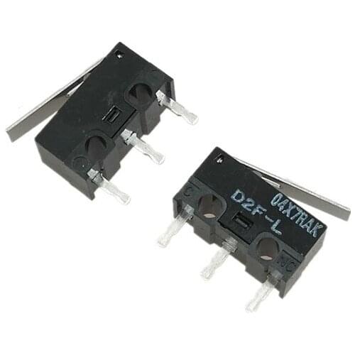 10PCS/lot D2F-L D2FL D2F 0.74N Micro switch Travel switch DIP3