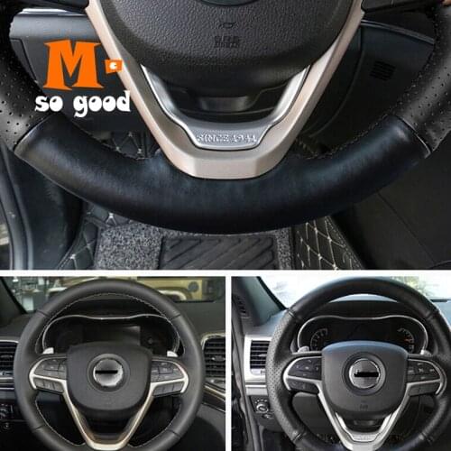 2014 2015 2016 2017 For Jeep Grand Cherokee Car ABS Matte Steering Wheel Button Frame Cover Trims Auto Styling Accessories 1pcs