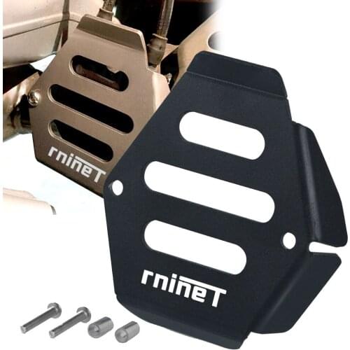 Motorcycle Accessories Aluminum Exhaust Flap Guard Cover Protector FOR BMW R nine T R nineT/5 Pure Racer Scrambler Urban G/S