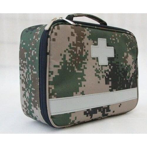 Outdoor First Aid Kit Outdoor Sports Nylon Waterproof Cross Messenger Bag Family Travel Emergency Bag DJJB032