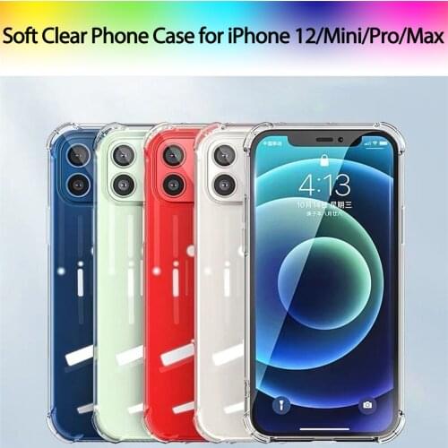 Case for iPhone 12Pro Max, iPhone-12 Phone Cases iPhone12 mini Apple 12 ProMax Shockproof Silicone Cover iPhone 12 Pro Max Case