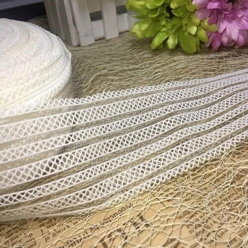 2/4/6meters white lace rubber band clothing accessories nylon webbing garment sewing accessories elastic band lace wedi 6cm