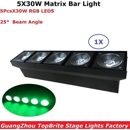 Free Shipping 5X30W RGB Full Color LED Wall Wash Lights DMX LED Bar DMX Line Bar Wash Stage Light For Dj Indoor Entertainments