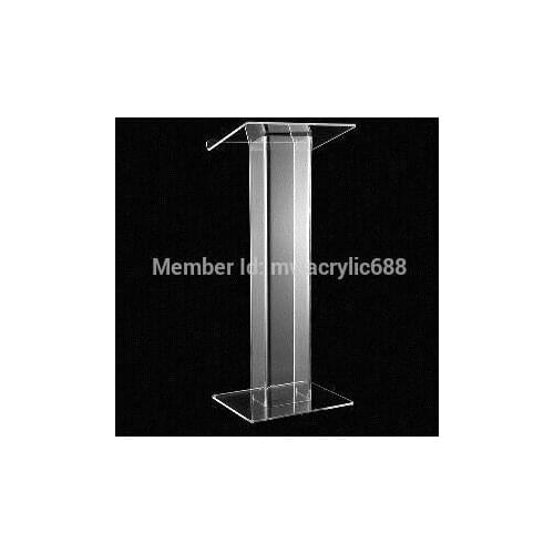 Free Shipping Popularity Beautiful Modern Design Cheap Clear Acrylic Lectern podium