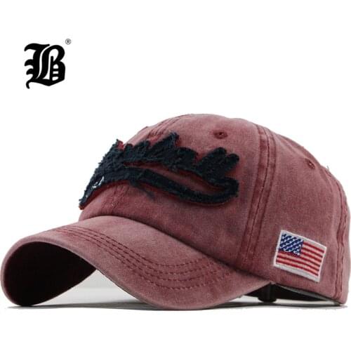 [FLB] Washed Denim Spring Cotton Cap Baseball Cap Snapback Hat Summer Cap Hip Hop Fitted Cap Dad Hats For Men Women F112