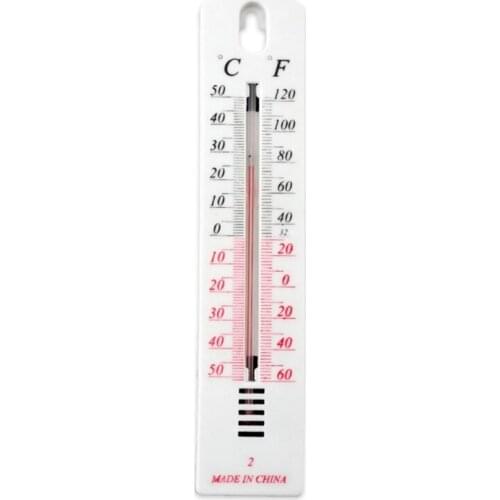 Home Wall Hanging Thermometer Celsius Fahrenheit Display Indoor Outdoor Greenhouse Temperature Monitor Gauge Household