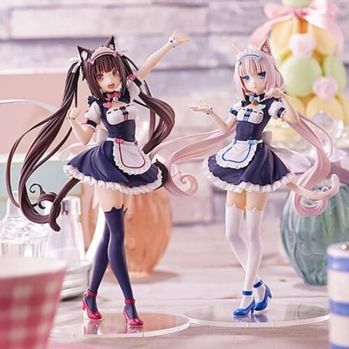 17cm Anime NEKOPARA PARADE Nekopara Vanilla Chocola Sexy Girl Anime Figure Vanilla Chocola Action Figure