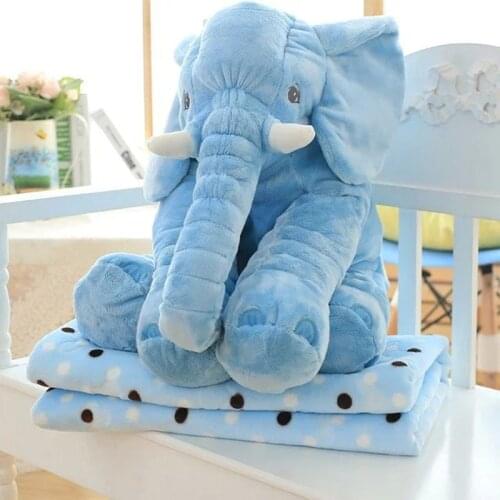 10sets/lot Pillow Blanket Set Elephant Plush blanket Animal Stuffed Dolls Cartoon Sofa Bedding Throw Pillow Cushion 11Colors