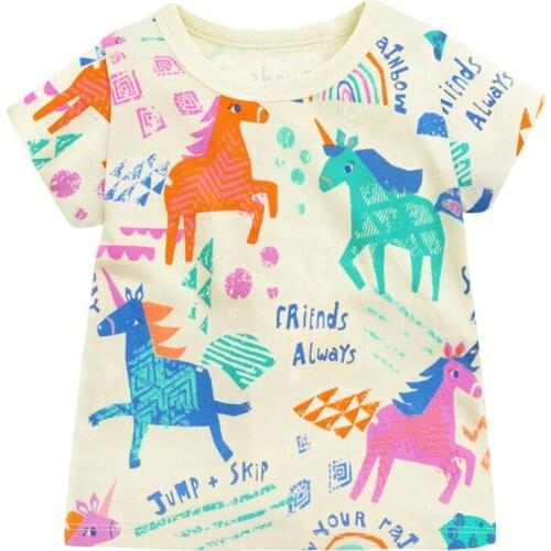 Little maven Short Sleeve T-shirts For Girls