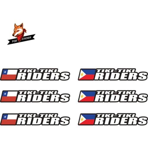 Bicycle flag name stickers MTB frame logo personal name decals custom rider ID sticker Road MTB