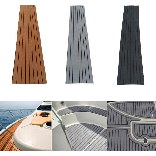 Marine Boat Flooring Mat EVA Foam Yacht Teak Decking Sheet Car RV Carpet Pad DIY Traction Non-Slip Grip Mat Kayaks Surfboards
