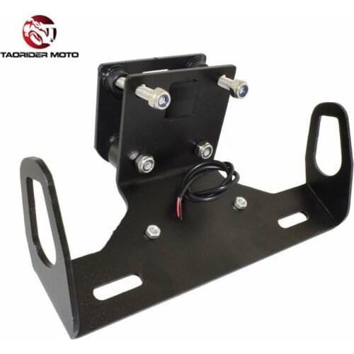 License Plate Holder Bracket Kit For Kawasaki Z800 2013 2014 2015 2016 2017 2018 2019 Tail Tidy Fender Eliminator with LED Light