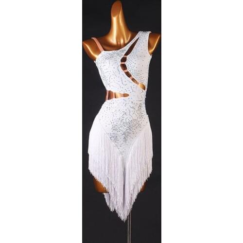 Latin Dance Dress Professional Latin Dance Competition Performance Costume Sexy Belt Drill Samba Costume Latin Costume NEW