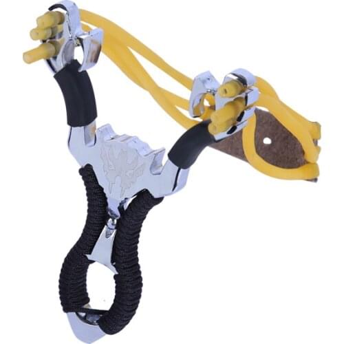 Alloy Slingshot Stainless Steel Fishing Bow Toy