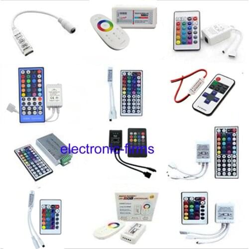 LED Strip Light Mini 3/24/44 Key IR Remote Wireless Controller Wifi LED RGB Controler DC12V MIni Wif 3 key For 3528 5050 RGB