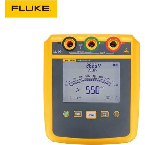Fluke 1537 2500V insulation resistance tester digital high voltage megohmmeter