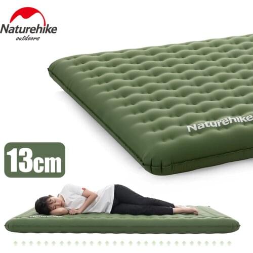 Naturehike 13cm THICK 2 person camping mat double air mattress bed inflatable sleeping pad