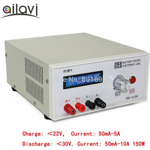 EBC-A10H Multifunction Electronic Load Tester 0-30V12V Battery Capacity Power Bank and DC Power Supply Test 10A 150W