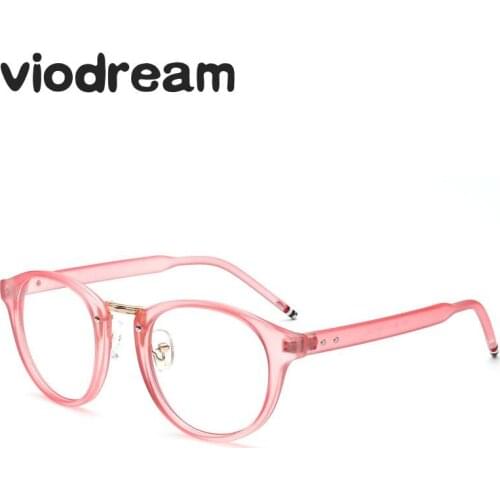 Viodream Retro Round Glasses Frame Simple Spectacle Frame Myopia Prescription Eyewear Optical Glasses Frame Oculos De Grau