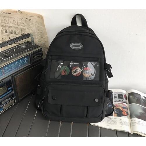 Large-capacity schoolbag Korea high school student backpack junior high school student fashion travel computer backpack