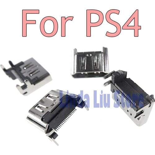 100pcs/lot High quality HDMI-compatible Port Socket Interface Connector for PS4 Repair Parts