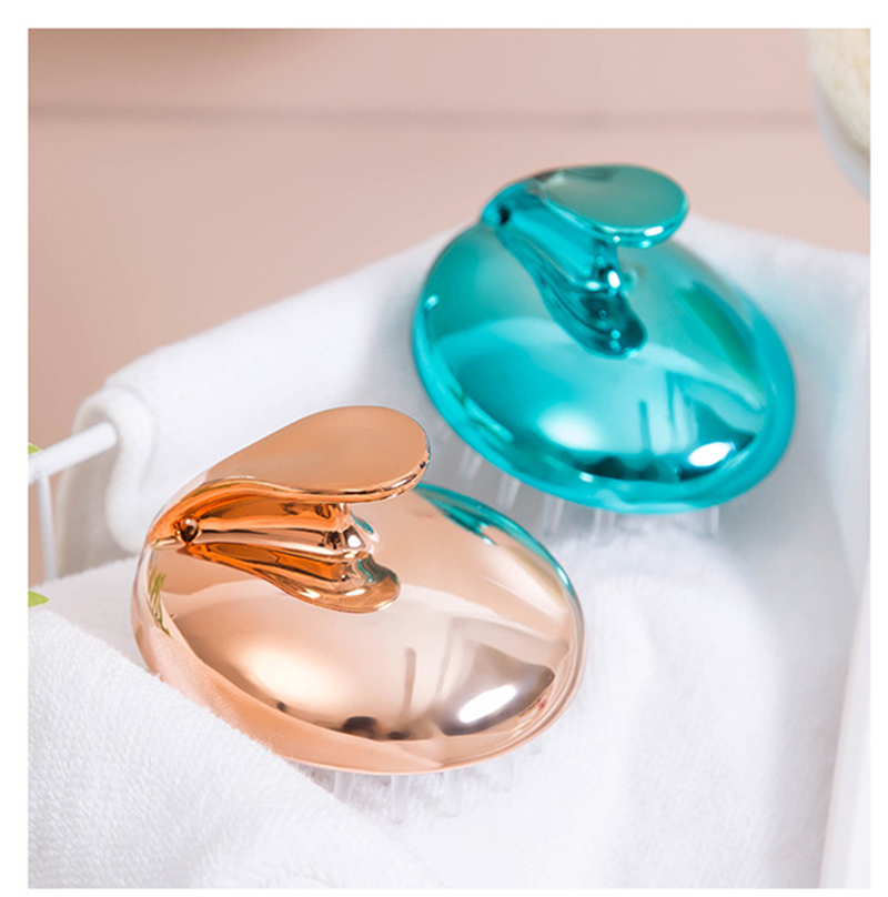 Adult Massage And Grooming Hair Comb Shampoo Brush Artifact Brush Scalp Head Silicone Round Anti-itch Scratcher