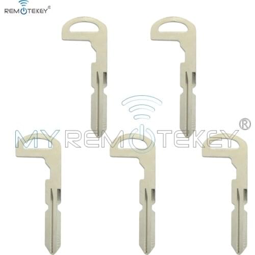 Remtekey 5pcs spare remote emergency For Nissan replacement smart key blade A2016051789