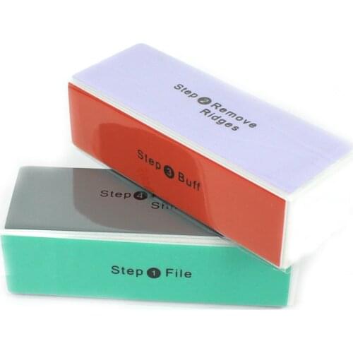 1 Pcs 4 Side Nail Art Tools Nail Art Buffer File Block Pedicure Manicure Buffing Sanding Polish Makeup Beauty Tools