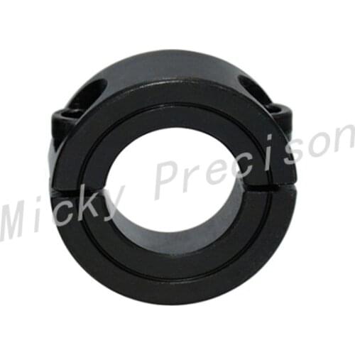 1 piece Carbon Steel Shaft Collar INCH Slit/Split Type One-Piece Two-Piece Set Screw1/4 3/8 1/2 5/8 3/4 7/8 1
