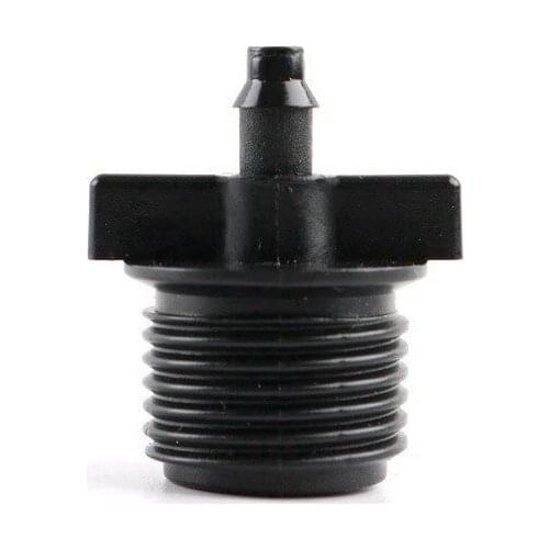 10pcs 1/2'' Male Thread 4/7 Mm Hose Barb Joint Irrigation Hose Fitting Watering Adapter Garden Irrigation Quick Connection