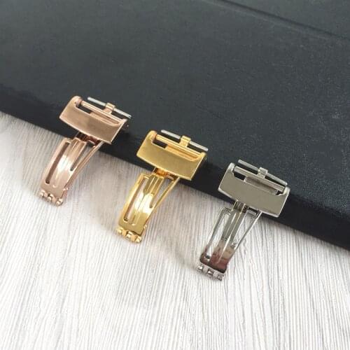 18mm For Audemars Watchband Watch Band Strap Bracelet Folding Clasp Buckle For AP Replace
