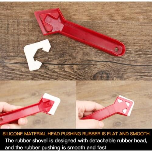 2pcs Glass Glue Scraper Corner Glue Removal Scraper Floor Tile Spatula Plastic Tool