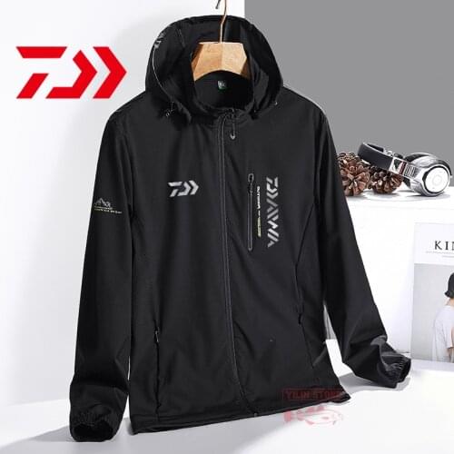 2021 Daiwa Autumn Thin Waterproof Sunscreen Fishing Clothes Outdoor Anti-sweat Breathable Quick Dry Fishing Jacket Fishing Shirt