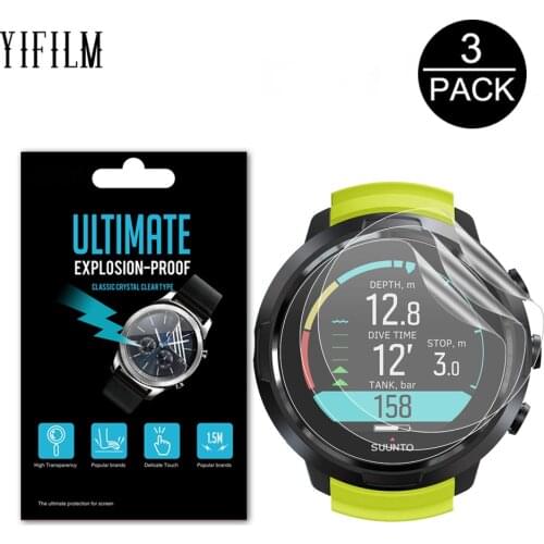 3Pack For Suunto D5 Protective Screen Protector Explosion-proof Clear LCD Guard Shield Cover Film For Suunto D5 Shiled Film