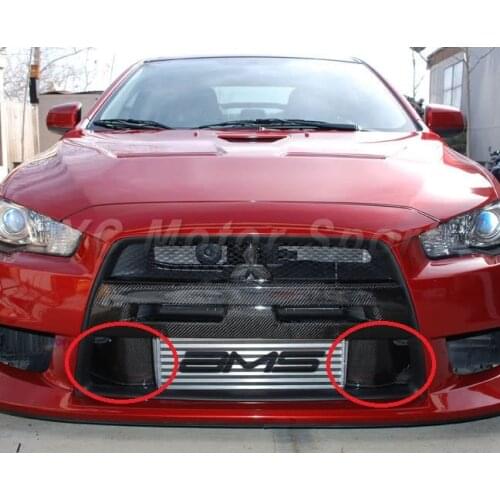 Car Accessories Carbon Fiber Intercooler Side Plate 2pcs Fit For 2008-2012 EVO X EVO 10 Intercooler Side Plates
