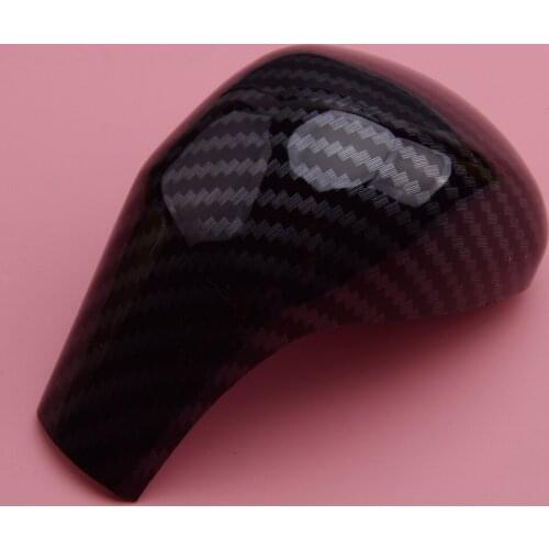 CITALL Black Carbon Fiber Texture ABS Gear Shift Knob Cover Trim fit for Toyota Tacoma 2016 2017 2018 2019 2020