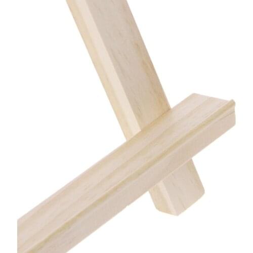 Mini Artist Wooden Easel Wood Stand Display Holder For Party Decoration 20*28cm Triange Easel