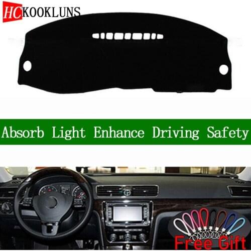 For Volkswagen passat 2000 2001 2002-2005 Dashboard Cover Sun Shade Non-slip Dash Mat Carpet Car Stickers Interior Accessories