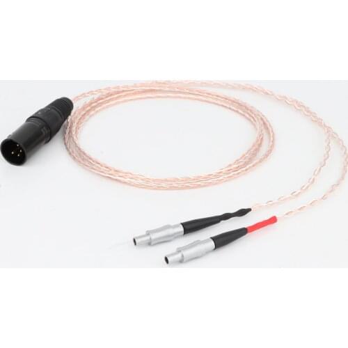 Hi-end 8 cores 7N OCC Single crystal copper Headphone Upgrade Cable for HD800 HD800S HD820 Headphone