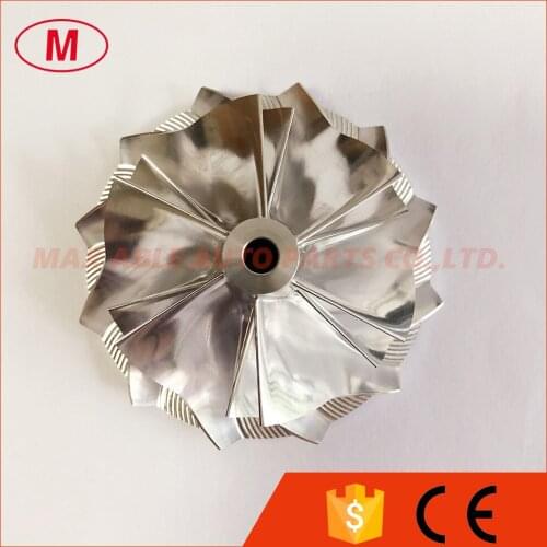 K16 54.20/66.56mm 5324-123-2206 Upgrade 6+6 blades turbo billet/milling/aluminum 2618 compressor wheel for TTRS 1855-970-0000 U
