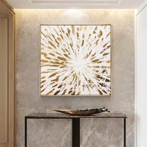 100% Handmade bump texture oil painting on canvas, ray wall art abstract picture for home office hotel villa interior decoration