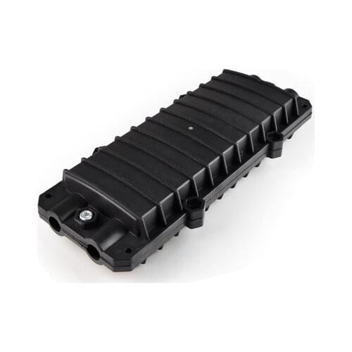 2pcs 12 Core Optical Fiber Splice Box-2 in and 2 out-Waterproof small D type Optical Fiber Joint Box