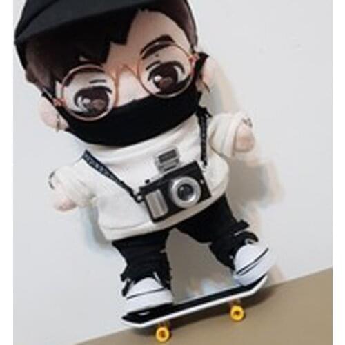 Doll skateboard for 1/8 BJD got7 doll accessories 20cm doll use mask glasses